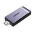 Фото #1 товара Картридер UGreen для карт памяти SD / micro SD / CF / MS с разъемом USB 3.0 - серый