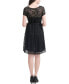 Фото #2 товара Maternity Olivia Lace Skater Dress