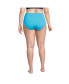 Фото #3 товара Plus Size High Leg High Waisted Bikini Swim Bottoms
