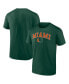 Фото #1 товара Men's Green Miami Hurricanes Campus T-shirt