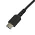 StarTech.com 6 foot (2m) Durable Black USB-C to Lightning Cable - Heavy Duty Rugged Aramid Fiber USB Type A to Lightning Charger/Sync Power Cord - Apple MFi Certified iPad/iPhone 12 - Black - USB A - Lightning - 2 m - Male - Male