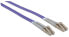 Фото #9 товара Intellinet Fiber Optic Patch Cable - OM4 - LC/LC - 5m - Violet - Duplex - Multimode - 50/125 µm - LSZH - Fibre - Lifetime Warranty - Polybag - 5 m - OM4 - LC - LC