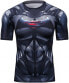 Фото #1 товара Cody Lundin® Men's Superhero T-Shirt Short Sleeve Shirt Fitness Training Jogging Compression Shirt Printed