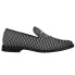 Фото #1 товара Sperry Houndstooth Overlook Smoking Slipper Plain Toe Dress Mens Black Dress Sh