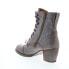 Фото #6 товара Bed Stu Finis F322007 Womens Gray Leather Lace Up Casual Dress Boots 6.5