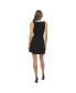 ფოტო #2 პროდუქტის Women's V-Neck Sleeveless Slinky Godet Dress