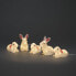 Фото #2 товара Konstsmide Acrylic Rabbits 5pcs/Set LED - Light decoration chain - Transparent - Plastic - Ambience - Universal - IP20 - IP44