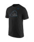 Фото #2 товара Men's Black Delaware Fightin' Blue Hens Logo Color Pop T-shirt