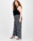 Фото #3 товара Брюки пользовательские Anne Klein плюс размеры с высокой талией Wide-Leg Pants