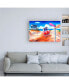 Deborah Broughton Surf City Surf Canvas Art - 36.5" x 48"