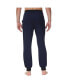 ფოტო #2 პროდუქტის Men's Heat Retaining Contrast Trim Pajama Pants