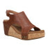 Фото #2 товара Corkys Carley Studded Wedge Womens Size 6 M Casual Sandals 30-5316-BRBN