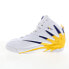 Reebok The Blast Mens White Synthetic Lace Up Athletic Basketball Shoes