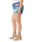 Фото #3 товара Шорты Jessica Simpson модные Plus Size облегающие бордюрные.