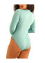 ფოტო #3 პროდუქტის Women's Shoal Front Zipper Long Sleeve One Piece