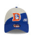 Фото #2 товара Men's Cream, Royal Denver Broncos 2023 Sideline Historic 9TWENTY Adjustable Hat