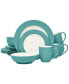 Фото #165 товара Colorwave Rim 16-Pc. Dinnerware Set, Service for 4