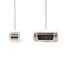 Фото #3 товара Nedis CCGP37700WT20 - 2 m - Mini DisplayPort - DVI-D - Nickel - 1920 x 1080 pixels - White