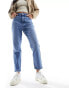 New Look straight leg jean in mid blue wash BLAU, 38 - фото #3