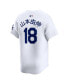 Фото #2 товара Men's Yoshinobu Yamamoto White Los Angeles Dodgers Japanese Nameplate Home Limited Player Jersey