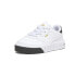 Puma Cali Court Leather Perforated Platform Toddler Girls White Sneakers Casual