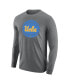 Фото #3 товара Men's Gray UCLA Bruins Basketball Long Sleeve T-shirt