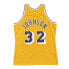 MITCHELL & NESS NBA AUTHENTIC HOME JERSEY LA LAKERS 84 MAGIC JOHNSON