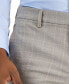 ფოტო #6 პროდუქტის Men's Essentials Slim-Fit Stretch Glen Plaid Dress Pants