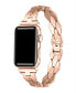 Фото #1 товара Unisex Ava Stainless Steel Band for Apple Watch Size- 38mm, 40mm, 41mm