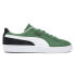 Фото #1 товара Puma Suede Pinstripe Sports Club Lace Up Mens Green Sneakers Casual Shoes 39887