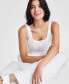 Фото #3 товара Women's Sleeveless Seamed-Bodice Jumpsuit, Created for Macy's