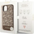 Guess Etui Guess GUHMP14MHGCFSEW Apple iPhone 14 Plus brązowy/brown hard case GCube Stripes MagSafe