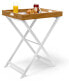 Фото #1 товара Tabletttisch Holz & Bambus 72 cm