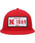 Фото #3 товара Men's Scarlet Nebraska Huskers Established Snapback Hat
