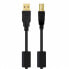 Фото #2 товара NANOCABLE HQ Ferrita USB A Male To USB B Male 5 m USB Cable