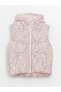 Фото #1 товара Куртка надувная LCW baby с капюшоном и цветочным узором для девочек