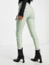 Фото #2 товара ASOS DESIGN Hourglass high waist trousers in skinny fit in khaki