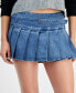 ფოტო #4 პროდუქტის Juniors' Pleated Mini Skirt