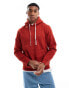 Фото #3 товара Tommy Hilfiger Drawstring Fleece Hoody in Red