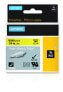 Фото #1 товара Dymo IND Heat-Shrink Tube Labels - 6mm x 1,5m - Black on yellow - Black on yellow - -55 - 135 °C - UL 224 - MIL-STD-202G - MIL-81531 - SAE-DTL 23053/5 (1 - 3) - DYMO - Rhino