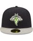 Фото #3 товара Men's Navy Columbia Fireflies Authentic Collection Road 59FIFTY Fitted Hat