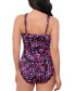 Фото #2 товара Women's Abstract-Print One-Piece Swimsuit, Created for Macy's