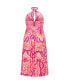 ფოტო #3 პროდუქტის Plus Size Dallas Print Maxi Dress