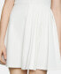 BCBGeneration Women's Cocktail Pleated Knit Fit Flare Dress Optic White 12