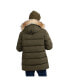 ფოტო #2 პროდუქტის Men's Hamilton Channel Quilted Fixed Hood Parka