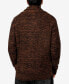 ფოტო #2 პროდუქტის Men's Shawl Collar Cable Knit Cardigan