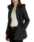 Women's Petite Hooded Quilted Coat, Created by Macy's