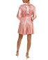 Фото #2 товара Beulah Accordion Pleated Mini Dress Women's Pink Os