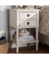 Фото #2 товара Lenore 2-Drawer Nightstand