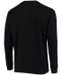 Men's Black Minnesota Vikings Maverick Thermal Henley Long Sleeve T-shirt